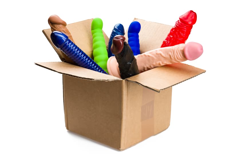 Sexlegetøj kan i dag købes i mange former og farver. Det er tilladt at medbringe sexlegetøj i en swingerklub.